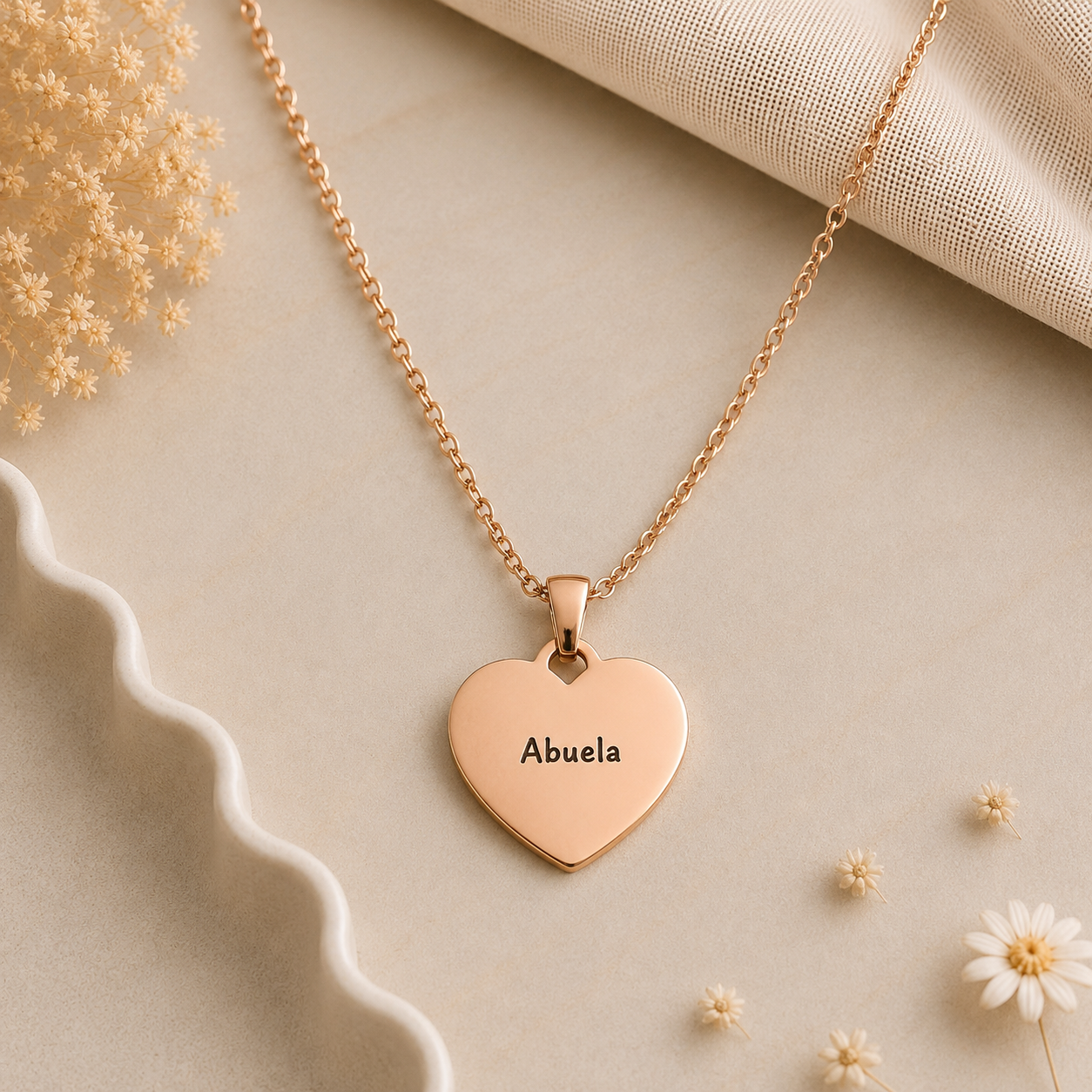 gargantilla-corazon-familia-dorado-rosa Gargantilla corazón familia personalizada dorado rosa