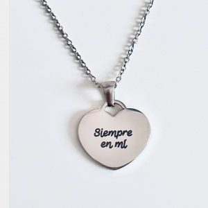 gargantilla corazon frase