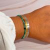 pulsera personalizada mate acero inoxidable