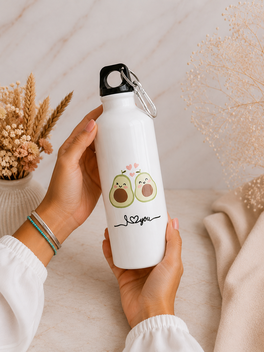 botella-aguacate-personalizada-800ml-mano Botella aguacate personalizada 800ml manos diseño aguacate i love you regalo