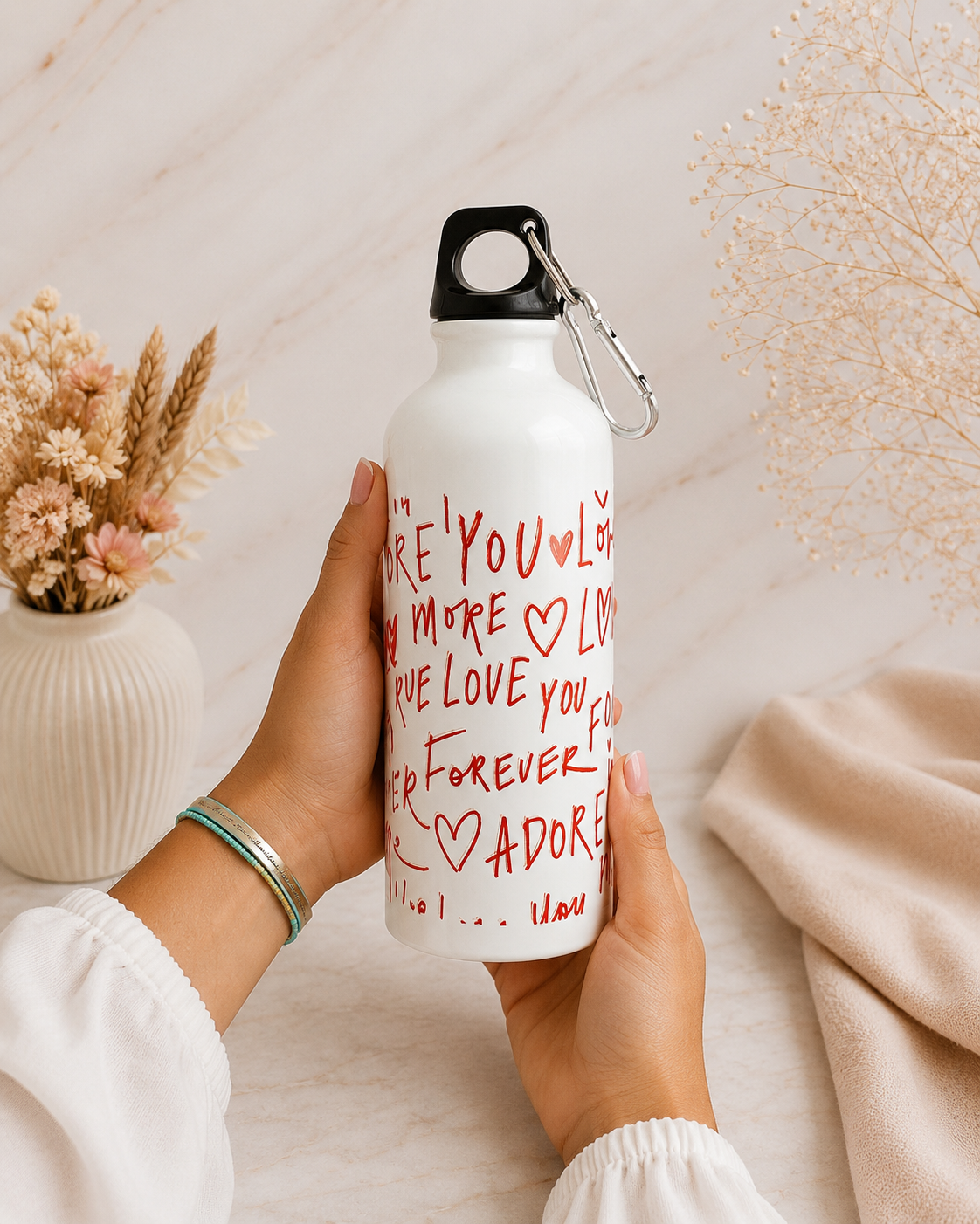 botella-love-800ml-diseno Botella love 800ml diseño con palabras amor love forever adore regalo original