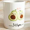 taza aguacate personalizada caja regalo microondas lavavajillas