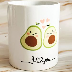 taza aguacate personalizada caja regalo microondas lavavajillas