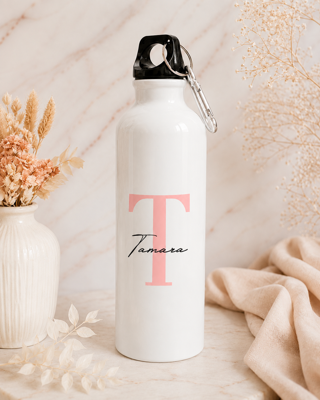botella-nombre-personalizada-800ml-diseno Botella nombre personalizada 800ml diseño inicial y nombre color rosa