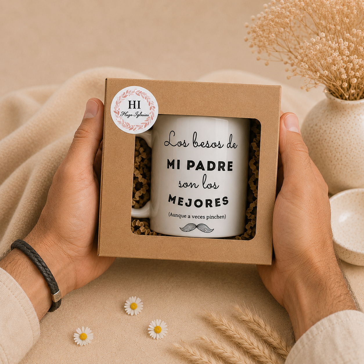 taza-besos-padre-personalizada taza personalizada besos padre