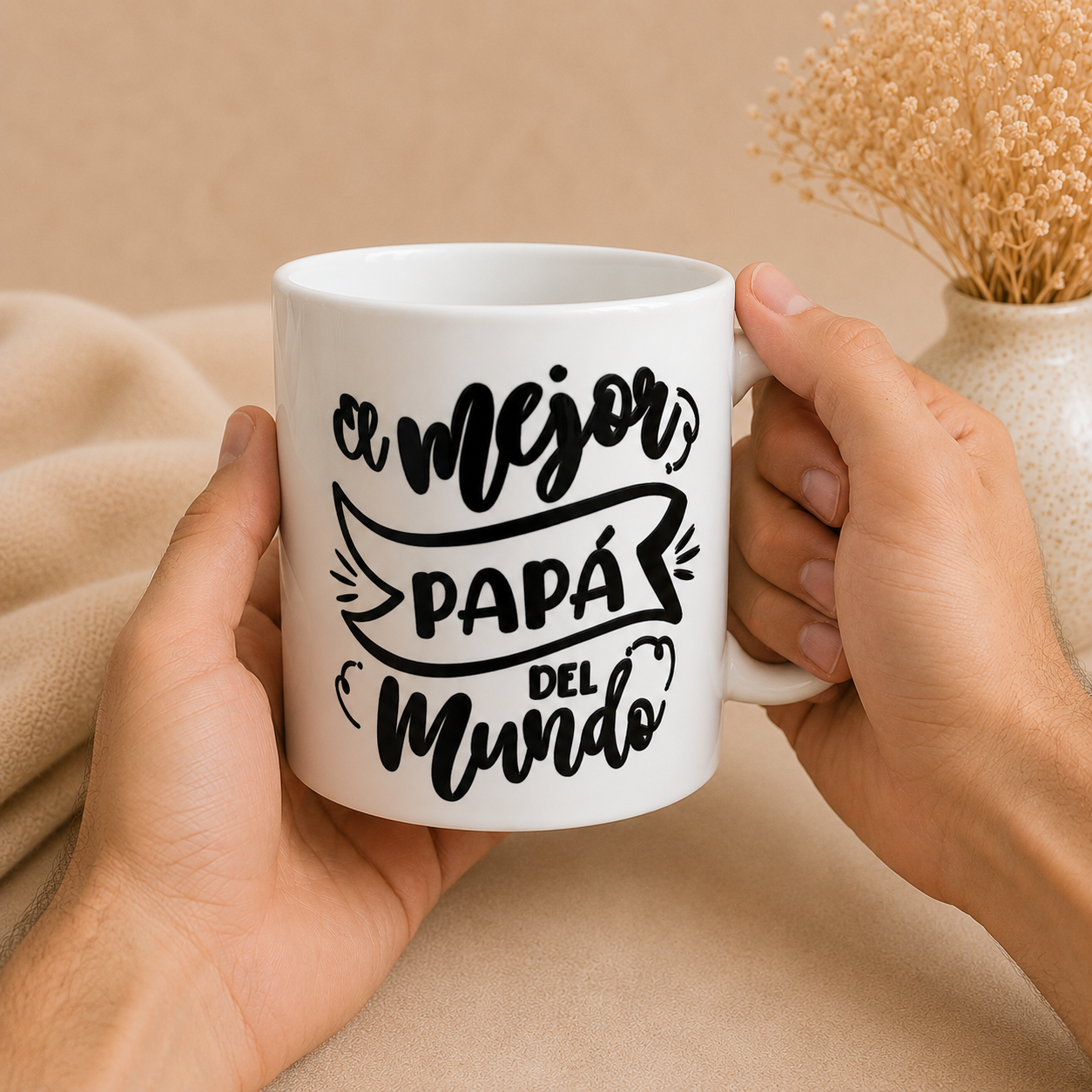 Taza personalizada papá el mejor papá del mundo