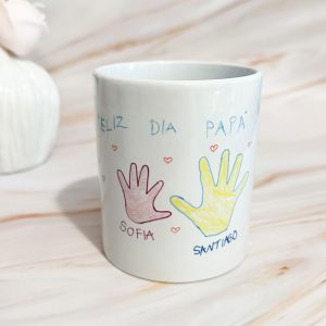 taza personalizada dibujo niños
