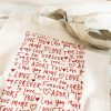 tote bag love efecto lino asa larga original