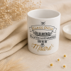 Taza ella es mi madre personalizada con texto ella es unica perfecta luchadora