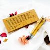 estuche bambu testigos boda boli portaminas grabado laser personalizado
