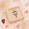 juego madera 3 en raya personalizado grabado láser